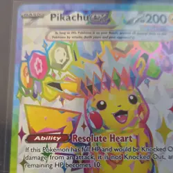 Pikachu ex 219/191 Surging Sparks Ultra Rare Pokemon Card NM - Image 3