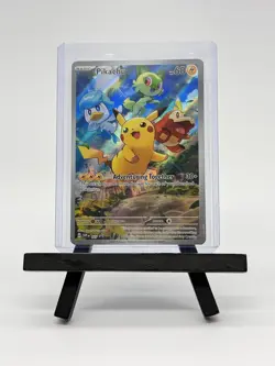 Pokemon Pikachu 027 Sv: Scarlet & Violet Promo Cards Holo - Image 1