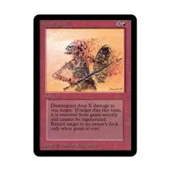 WOTC MtG Alpha Disintegrate (C) EX - Image 1