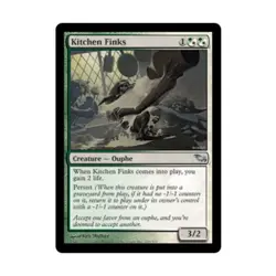 WOTC MtG Shadowmoor Kitchen Finks (U) (Foil) Fair - Image 1