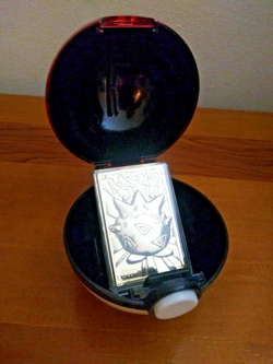 *Pre-owned!* Pokemon 1999 Gold Plated Trading Card Burger King Promo Togepi - Image 1