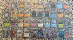 Lot of 40 Pokemon Cards, Illustration Rare, Double Rare, Rares w/ TCG Live Cards - Image 1