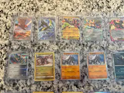 Lot of 40 Pokemon Cards, Illustration Rare, Double Rare, Rares w/ TCG Live Cards - Image 2