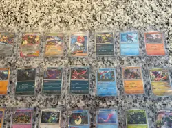 Lot of 40 Pokemon Cards, Illustration Rare, Double Rare, Rares w/ TCG Live Cards - Image 3