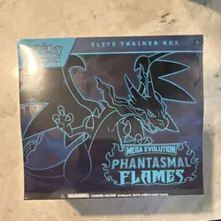 Pokemon Mega Evolution Phantasmal Flames Elite Trainer Box Booster Promo Card - Image 1