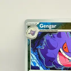 Pokemon Gengar 057/091 Paldean Fates Reverse Holo Rare Stage 2 Card NM - Image 4