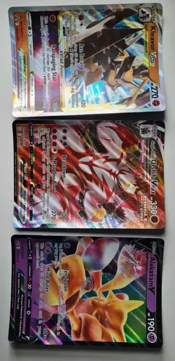 3 x JUMBO Oversized Textured Promo Card Pokemon 086/163, SWSH249, SWSH083 - Image 1