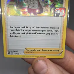 Gloria Holo Pokemon Prize Pack Series 2 Promo Pokemon Card NM/LP Play Stamp - Image 3