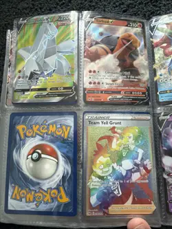 39 ULTRA RARE, FULL ART, EX, SECRET RARE POKEMON CARD BINDER LOT - Image 5