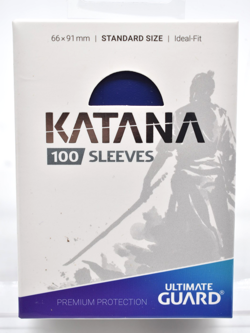 Ultimate Guard Katana - Blue - Standard Size Card Sleeves 100 pk - Image 1