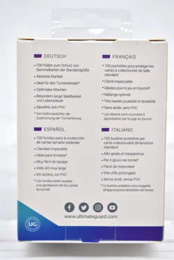 Ultimate Guard Katana - Blue - Standard Size Card Sleeves 100 pk - Image 2