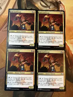 CULT GUILDMAGE ~mtg NM-M Ravnica Allegiance Unc x4 - Image 1