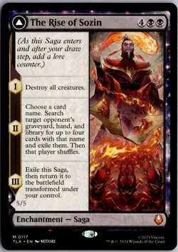 The Rise of Sozin M Avatar: The Last Airbender 117 NM Magic - Image 1