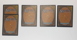 MTG Tempest Lot 23 Basic Land 1997 Old School Black Border LP 18/20 Unique Art - Image 5