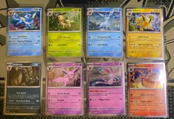 Pokemon Prismatic Evolutions Costco Mini Tin Cosmos Promo Cards Set of 8 - NM - Image 1
