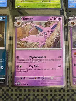 Pokemon Prismatic Evolutions Costco Mini Tin Cosmos Promo Cards Set of 8 - NM - Image 3