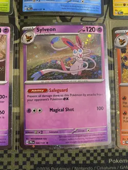 Pokemon Prismatic Evolutions Costco Mini Tin Cosmos Promo Cards Set of 8 - NM - Image 4