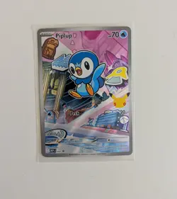 Piplup 042 Holo MEP Mega Evolution Promo Pokemon - NM - Image 1