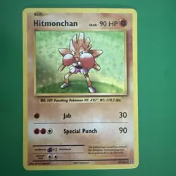 2016 Pokemon XY Evolutions Hitmonchan #62/108 Holo Rare - Image 1