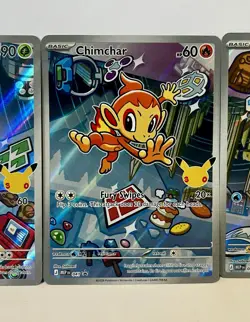 Pokemon TCG First Partner illustration Set Full Art Holo Piplup Turtwig Chimchar - Image 3