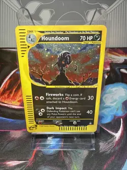 Pokemon Houndoom Aquapolis H11/H32 Holo Rare 2002 - Image 1