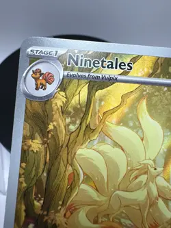 Pokemon OBF 199/197 - Obsidian Flames Ninetales Illustration Rare - NM - Image 2