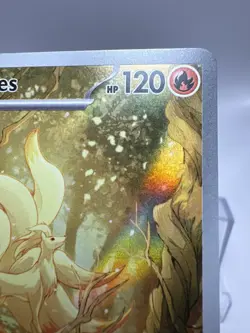 Pokemon OBF 199/197 - Obsidian Flames Ninetales Illustration Rare - NM - Image 3