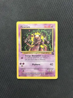 Pokemon TCG Mewtwo 14 Black Star Promo! HP Condition! See Description! - Image 1