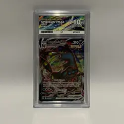 Pokemon 2021 Evolving Skies Umbreon Vmax Holo 095/203 Ace Graded 10 - Image 1