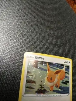 Pokemon TCG Eevee SWSH190 (HOLO SWIRL) Sword & Shield Cosmos Holo Promo - Image 5