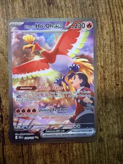 Ethan’s Ho-Oh ex 230/182 SIR NM Pokemon TCG Destined Rivals - Image 1