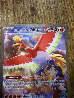 Ethan’s Ho-Oh ex 230/182 SIR NM Pokemon TCG Destined Rivals - Image 3