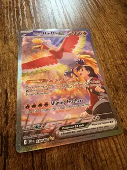 Ethan’s Ho-Oh ex 230/182 SIR NM Pokemon TCG Destined Rivals - Image 4