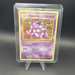 LP Nidoking 45/108 Holo Rare Evolutions Pokemon 2016 - Image 1