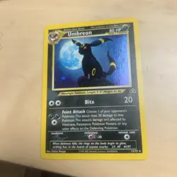 Pokemon TCG Umbreon 13/75 Holo Foil Rare pokemon neo discovery 2001 LP - Image 1