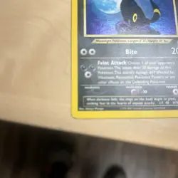 Pokemon TCG Umbreon 13/75 Holo Foil Rare pokemon neo discovery 2001 LP - Image 2