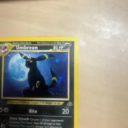 Pokemon TCG Umbreon 13/75 Holo Foil Rare pokemon neo discovery 2001 LP - Image 4
