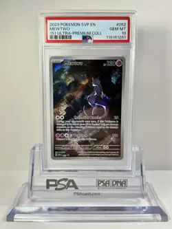 Pokemon TCG - Mewtwo 052 Black Star Promo 151 Ultra Premium Collection | PSA 10 - Image 1