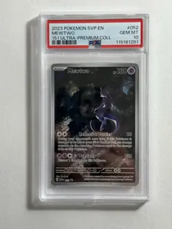 Pokemon TCG - Mewtwo 052 Black Star Promo 151 Ultra Premium Collection | PSA 10 - Image 2