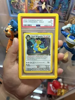 PSA 9 2000 Dark Dragonite Holo Team Rocket #5 Pokemon Rare - Image 1