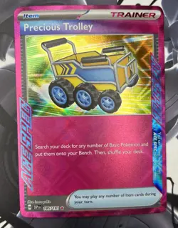 Precious Trolley 185/191 ACE SPEC Rare Surging Sparks Pokemon NM/LP - Image 1