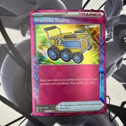 Precious Trolley 185/191 ACE SPEC Rare Surging Sparks Pokemon NM/LP - Image 2