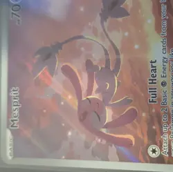 Mesprit 204/191 Full Art Holo Pokemon Sv08: Surging Sparks English Near Mint #59 - Image 3