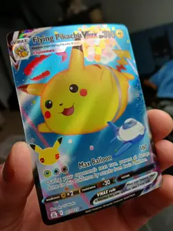 Pokemon TCG Flying Pikachu VMAX 007/025 Celebrations Full Art Ultra Rare NM - Image 3