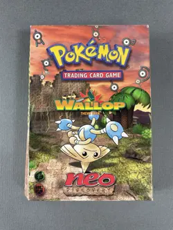 WOTC Pokemon Neo Discovery Wallop Theme Deck Box & Holo Rare Only - Image 4