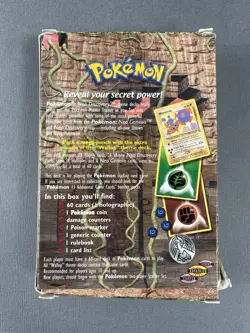 WOTC Pokemon Neo Discovery Wallop Theme Deck Box & Holo Rare Only - Image 5