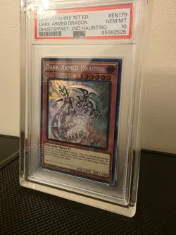 Yu-Gi-Oh! Dark Armed Dragon Ghost Rare PSA 10 + star eater ultimate rare psa 10 - Image 2