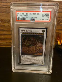 Yu-Gi-Oh! Dark Armed Dragon Ghost Rare PSA 10 + star eater ultimate rare psa 10 - Image 4
