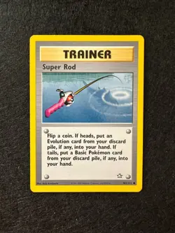SUPER ROD 103/111 NEO GENESIS CARTA POKEMON ENG - Image 1