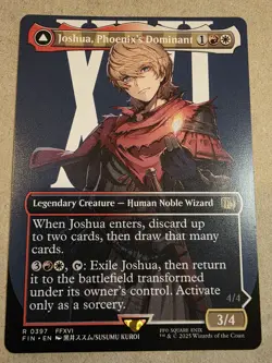 Joshua, Phoenix's Dominant - (Borderless) Final Fantasy Regular - Mtg - Image 1